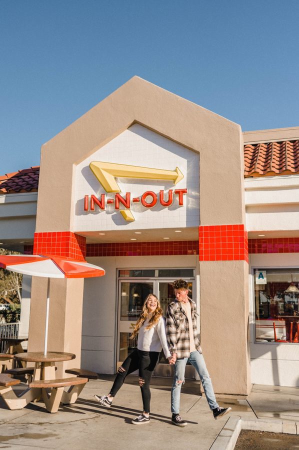 in-n-out unique engagement session