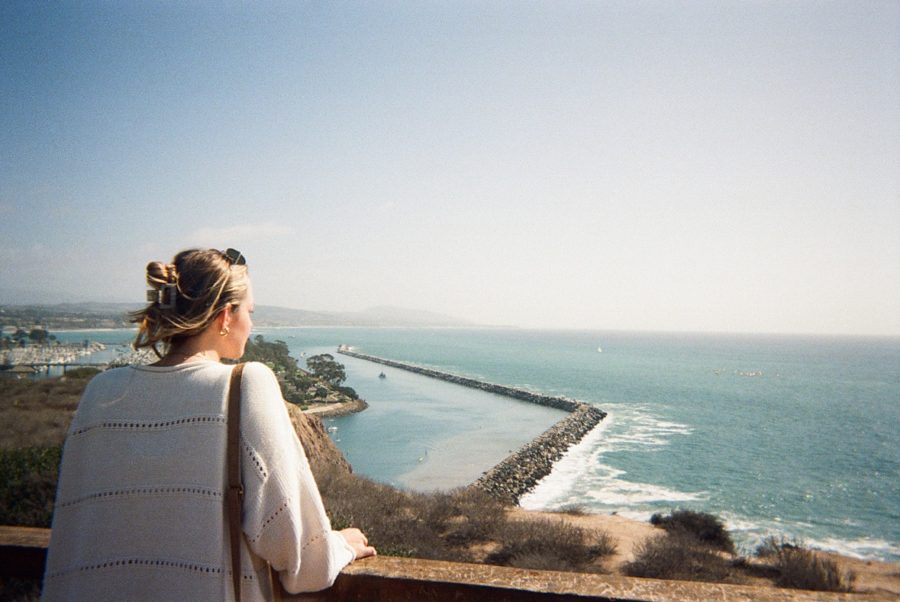 gratitude scrapbook film girl looking oceanfront
