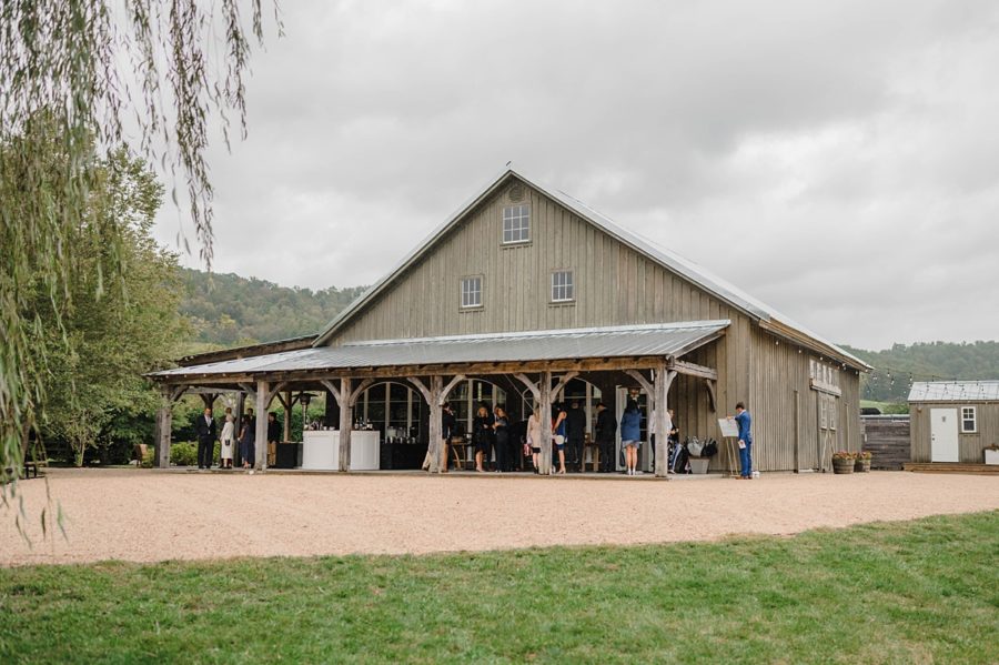 big spring farm wedding venue barn reception
